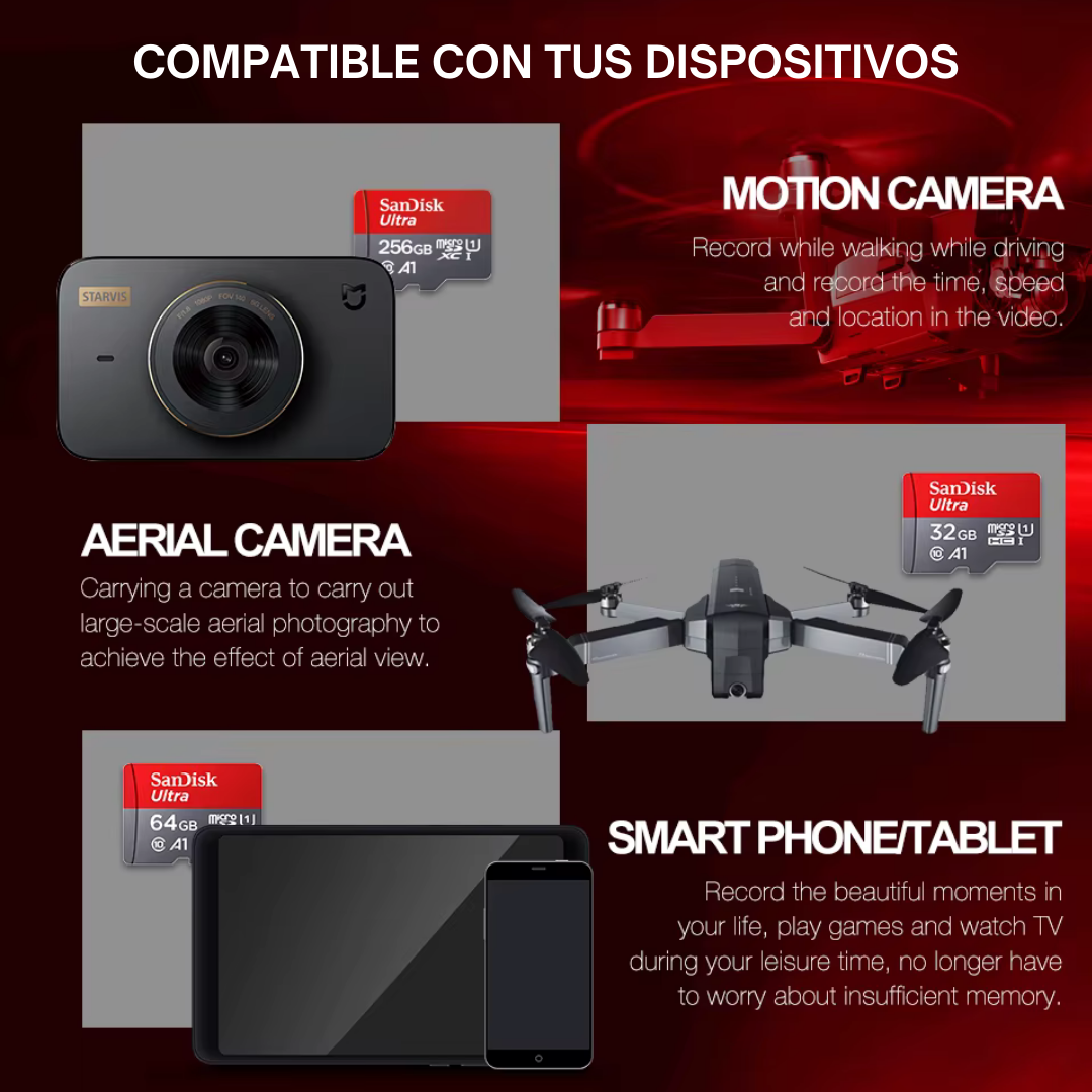 Tarjeta SD 32/64GB - Virsem