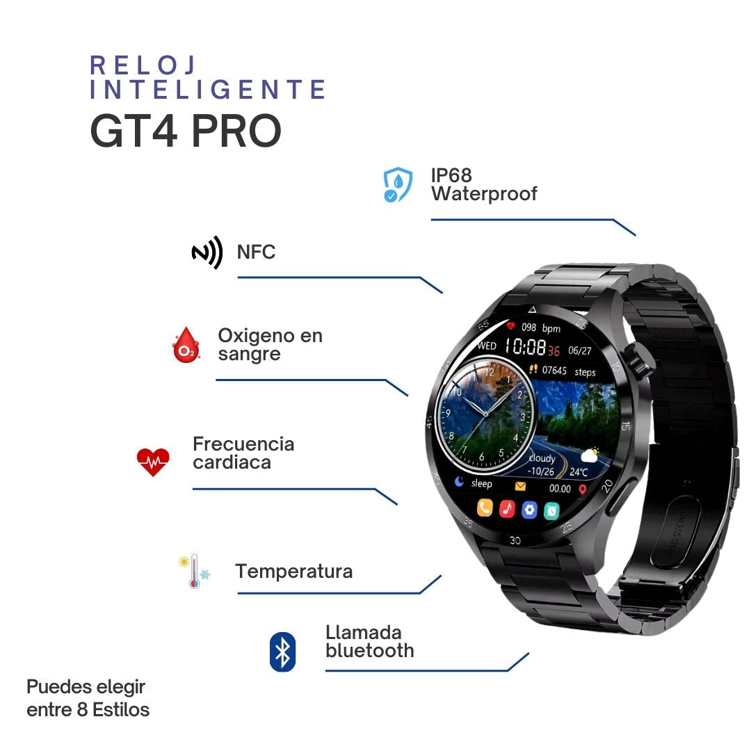 Smartwatch Sphere Plus con GPS y NFC - Virsem