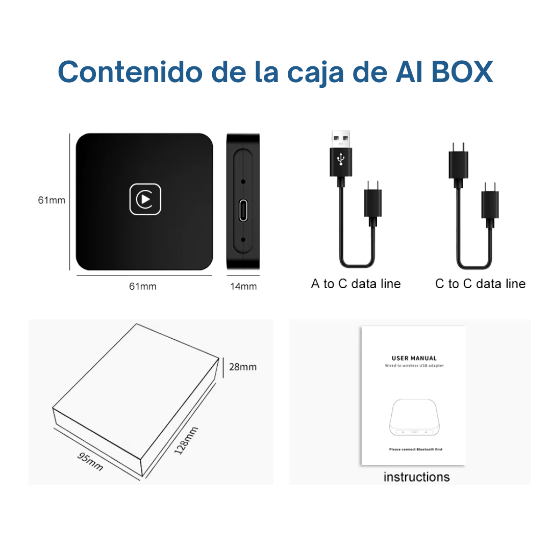 Smart Box para el coche, compatible con Iphone o Android - Virsem