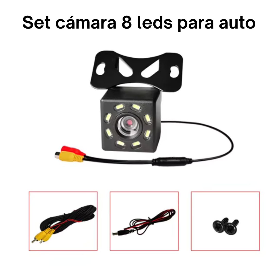 Cámara de Visión Trasera para Coche 12 Leds - Virsem