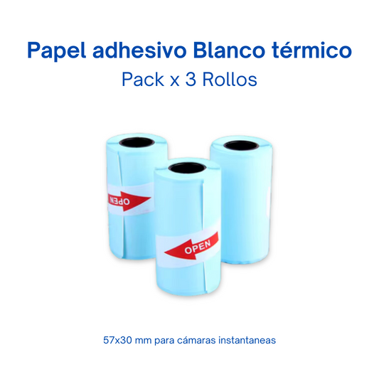 Rollos de Papel para Cámara Instantanea - Virsem